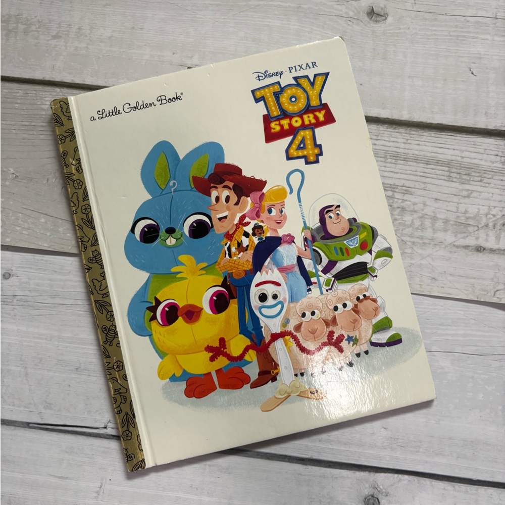 5/$25 Disney Toy Story 4 Illustrated Kids Board Book - Golden Book Series